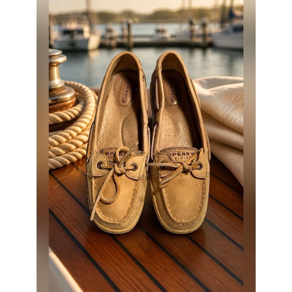 SPERRY TOPSIDERS BLUEFISH BOAT SHOES Size 8